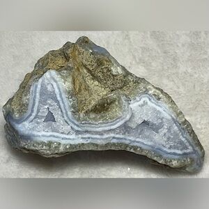 Stunning Raw Blue Lace Agate Piece Druzy Natural